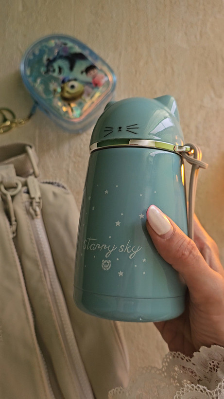 تراول ماگ xinbake مدل stary sky گربه ای ۳۰۰ میل